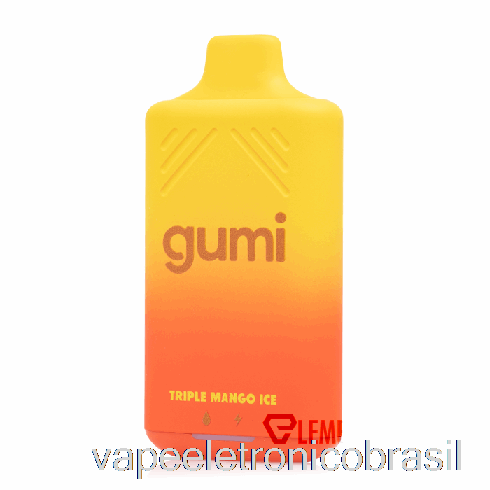 Vape Vaporesso Gumi Bar 8000 Descartável Triplo Mango Ice